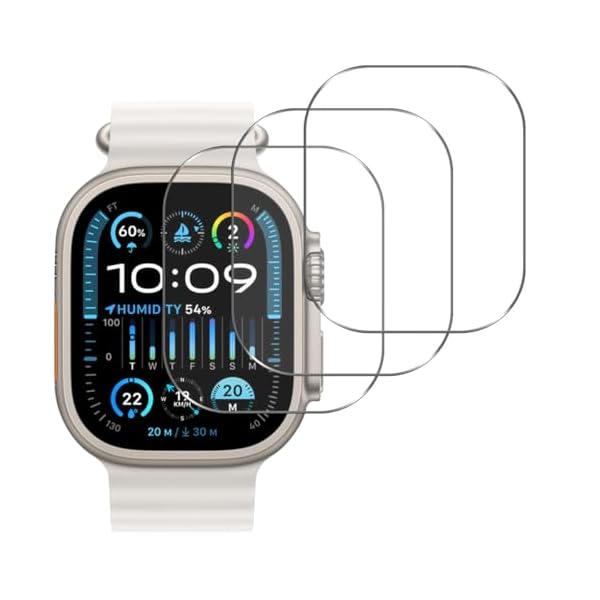 【3枚セット-高 品質】対応 Apple Watch Ultra 49mm 2022 / Ultra 2 2023 用 フイルム Watch Ultra 49mm 2022 ガラスフィルム 保護フィルム Ultra 2 2023 画面保護シート 液晶
