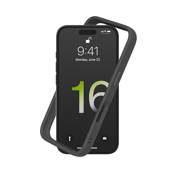 [iPhone 16 Plus] CrashGuard バンパー ケース 耐衝擊 米軍MIL規格 衝撃吸収 傷 指紋 防止 薄型 軽量 SGS認証 - グラファイト