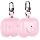 AirPods Pro ケース レザー 第1世代/ 第2世代 エアーポッズプロケース 男女兼用 イタリアンレザー airpods pro ケース 革 高級本革 PUレザー 全面保護 フロントLEDライトが隠れない ワイヤレス充電に対応 衝撃吸収保護カ