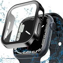 【2024強化版】 for Apple Watch ケース Apple Watch ケース 対応 IP68完全防水 バンド 水泳・スポーツ専用 防水ケース 3D直角エッジデザイン Apple Watch Series10 42mm対応 光沢のブラック