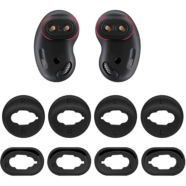 ウィングチップ イヤーピース イヤーチップ Galaxy Buds Live用 交換用シリコン製ウィングチップイヤー..