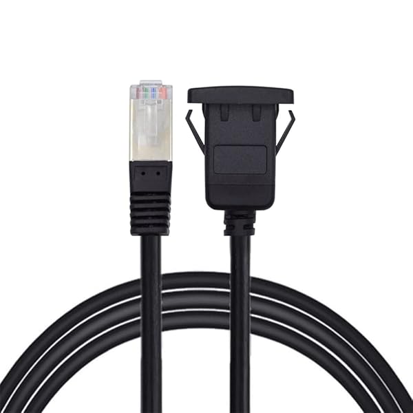 は女性 Lan のイーサネット ネットワークの延長ケーブル車のパネルの台紙の設計にロック CAT6 RJ45 男..