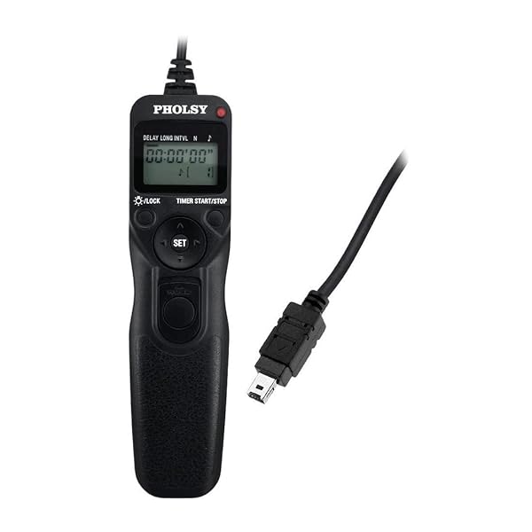 N10 タイマー リモートコントローラー インターバル 長時間露光 リモートコード Nikon 用 Z7 II, Z6 II, Z5, D750, D780, D7500, D7200, D7100, D5600, D5500, D5300, D52