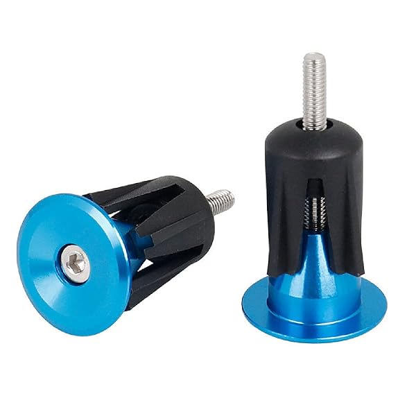 自転車 バーエンドプラグ バイク バーエンドキャップ アルミ合金 安定...(4)