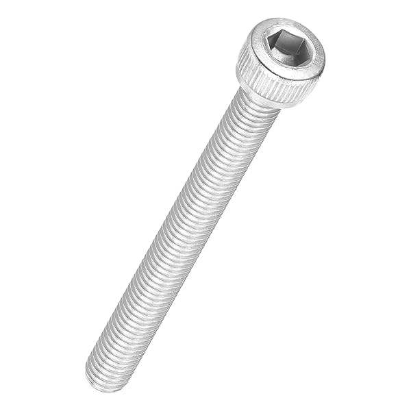 15個のソケットヘッドキャップねじ [M5-0.8 x 50mm] 304ステンレス鋼完全ねじ込みアレンソケットドライブ 電動モーター3Dプリンターファンエンジン交換用 シルバー