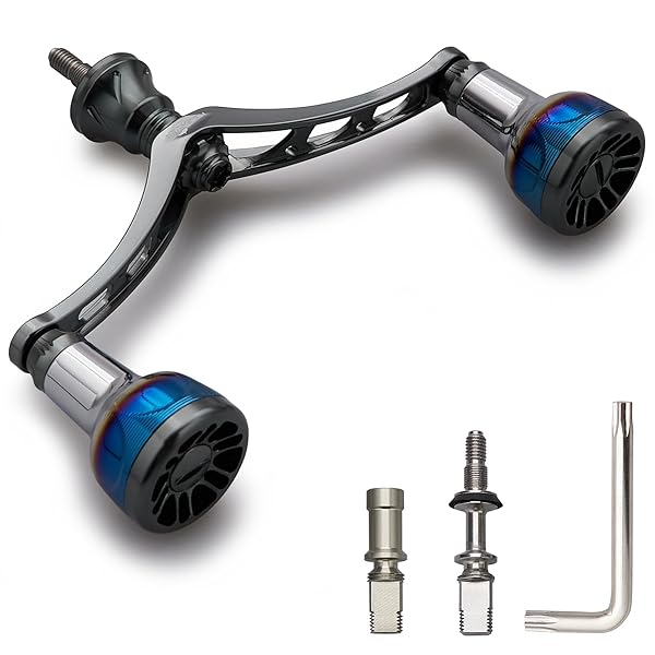 98/110mm リール ハンドル シマノ(Shimano) ダイワ(DAIWA) 通用 スピニングリール用 Arch Engine Serie..