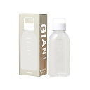 ウォーターボトル 1000ml (水漏れしない 完全密閉のスポーツボトル) プラスチックボトル 水筒 Giant クリア