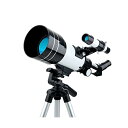 天体望遠鏡 子供 初心者 70mm大口径300mm焦点距離 望遠鏡 天体観測 超望遠ズーム単眼望遠鏡 星座早見 三脚と三脚携帯電話アクセサリー付き スマホ撮影 ...