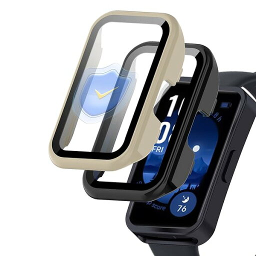 For HUAWEI Band 9 / HUAWEI Band 8 ケース 【2個セット】 カバー Huawei スマートウォッチ 8 保護ケース ガラスフィルム 高級素材 一体型カバー キズ防止 軽量 全面保護 二重構造 超薄型 装着簡単 耐衝撃 For HUAWEI Band 9 / HUAWEI Band 8 ケース 【2個セット】 カバー Huawei スマートウォッチ 8 保護ケース ガラスフィルム 高級素材 一体型カバー キズ防止 軽量 全面保護 二重構造 超薄型 装着簡単 耐衝撃