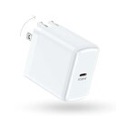 充電器 65W USB PD対応 折り畳み式 急速Type-C アダプタ 小型軽量 PPS対応 GaN II採用 PSE認証【iPhone 16 15 iPad Macbook 等対応】