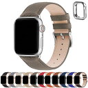 アップルウォッチ バンド Apple Watch バンド アップルウォッチベルト 本革 装着簡単 保護ケース付き レディース メンズ 1/2/3/4/5/6/7...