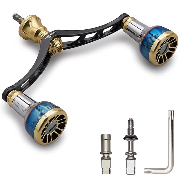 98/110mm リール ハンドル シマノ(Shimano) ダイワ(DAIWA) 通用 スピニングリール用 Arch Engine Serie..