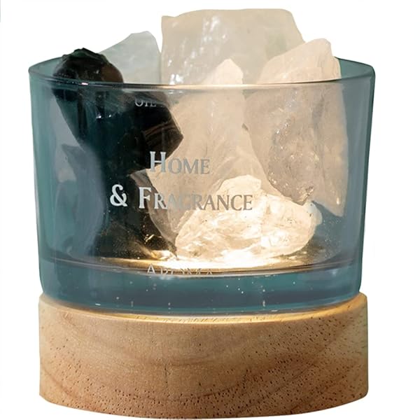 アロマ ランプ アロマライト 天然水晶 クリスタル 空気浄化 ベッドサイドランプ ランプ台座 アロマ用 ..