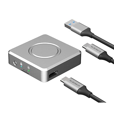 Mini 2230 NVMe SSD 外付けケース、ライト プロテクト USB 3.2 外付けハード ドライブ ケース30mm PCIe M.2 SSD用、10Gbps USB Type-AおよびType-Cケーブル付属