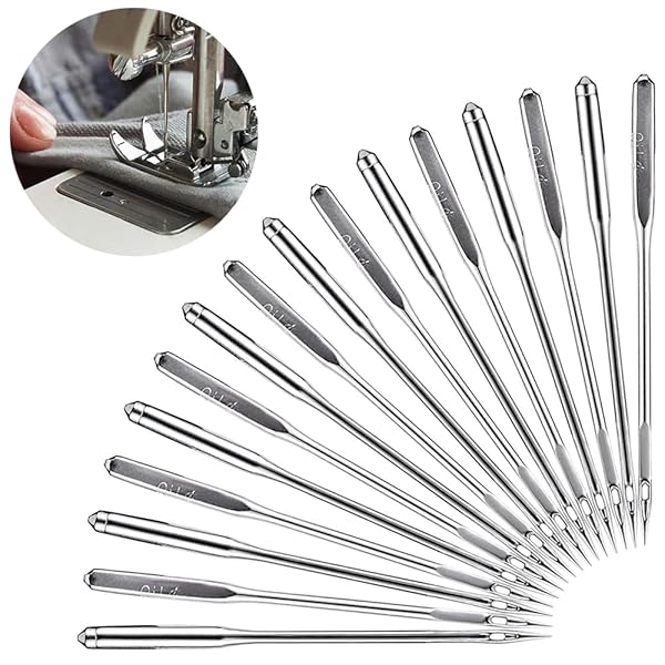 ミシン針 60本入り 9号 /11号 /12号 /14号/16号/18号 6サイズ 家庭用ミシン針 オルガン針 薄生地&厚生地 セット薄生地用 手作り