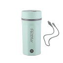 電気ケトル 小型 500ML ポータブル電気ケトル 低消費電力 300W 沸騰すると自動OFF 空焚き防止 湯沸かしポット 小型 旅行 車中泊 トラベルケトル