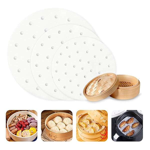 せいろ 蒸籠 シート 【120枚入り・直径7.5~26.5cm】 蒸籠蒸し器 蒸し器 せいろ 使い捨て 丸型 円形 蒸..