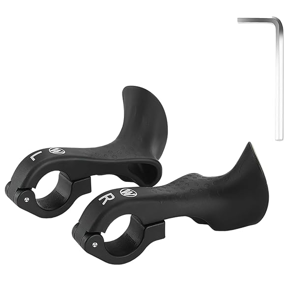 自転車バーエンド 自転車副ハンドルバー 内径21.8-22.2mm 補助ハンドルバー 軽量 滑り止め 変形防止 取り付け簡単 ロードバイク/マウンテンバイク用