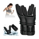 呼吸トレーナー、ポータブルマッスルトレーナー、調節可能な抵抗、肺活量トレーニング用品、呼吸持久力マシン、取り外し可能、掃除が簡単、フィットネス、ハイキング、スイミングなどに最適な強化運動呼吸用。無料収納バッグ (ブラック+ブラック)