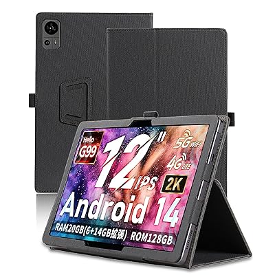 For Hitabt P30A ケース 保護ケース 高級PU レザー 全面保護 調節可能 衝突防止 防水防汚 薄型軽量 良い手触り 長持ち スタンド機能付き Hitabt P30A 対応 タブレット ケース (ブラック)