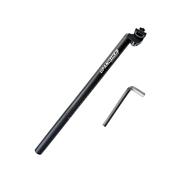 UPANBIKE 自転車シートポスト Φ25.4mm 27.2mm 28.6mm 30.4mm 30.9mm 31.6mm 45cm ロングマウンテンバイク ロードバイク シートポスト(25.4mm)