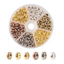 約300個/箱 6色 合金 スペーサービーズ 7x3mm 菊座 花座 座金 チベットスタイル ビーズ 平型ロンデル メタルビーズ チャーム ジュエリー製作 アク...