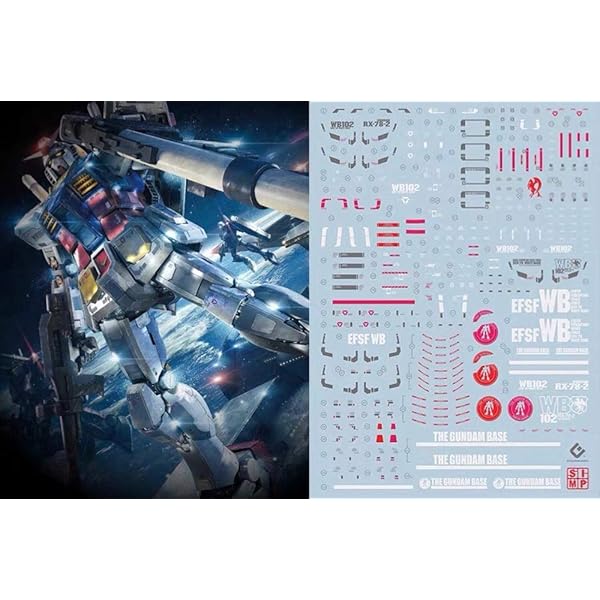 蛍光!! HG RG MG PG RE HiRM ロボット MS ディテールアップ用水転写式デカール (MG 1/100 RX-78-2 ガンダムVer.3.0用)