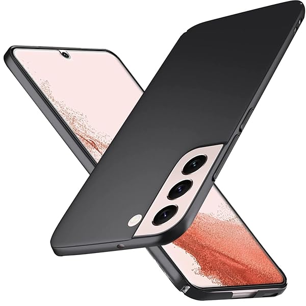 超薄型 Galaxy S22 5G SCG13 SC-51C ケース ギャラクシー Galaxy S22 5Gカバー PCマット質感 超軽量 黄..