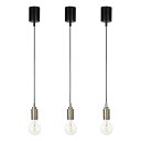 ペンダントライト ペンダント ソケット ライト 吊り下げ 照明器具 北欧 おしゃれ アンティーク E26 LED エジソン 電球 適合 引っ掛けシーリング ダク...