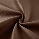 柔らかい人工合成皮革生地、100 x 137 cm人工皮革片、0.68 mm厚さのロール、エチレン軟包皮革材料、工芸品、リボン、DIY裁縫 に適している (ダークブラウン)