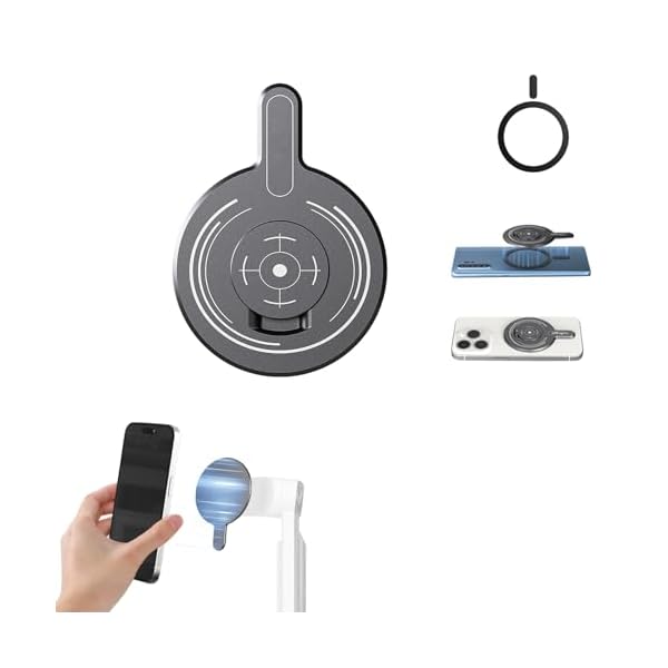 Insta360 Flow Pro / Insta360 Flow ジンバル 磁気アダプターinsta flow 360 MagSafe用 iPhone 16/15/14/13/12シリーズに対応 インスタ360 flow アダプター 小型軽量 持ち