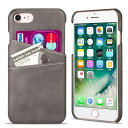 iPhone 6 plus 6S plus スマホケース PUレザー PC 超薄型 手作り 復古調 擦り傷 防止 耐衝撃 多機種対応 手に馴染み「カード収納2枚...