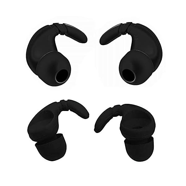 カナル型イヤホン用 イヤーフック付きイヤーピース 内径ダイヤ3.5-4.5mm円形カナル型イヤホン対応 SO-N..