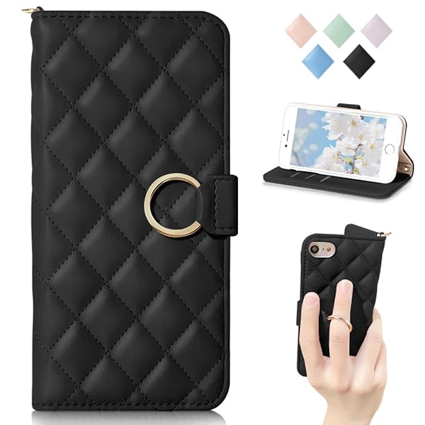 For AQUOS R9 pro ケース 手帳型 チェック柄 刺繍 AQUOS R9 pro sh-54e ケース 人気 リング付き Sh-54E..