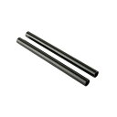 カメラロッド カメラ15mmロッド 2本セット 長さ20cm M12 Thread 穴外径15mm 8インチパイプ Camera Rod アルミニウム製 超軽量...