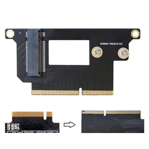 MAC SSD アップグレードアダプター 2230/2242mm M.2 NVME SSD アップグレード変換アダプター MAC Pro 2016 2017 13インチ A1708用