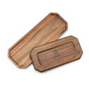 木製トレイ 木製トレー お盆 長角膳 アカシア天然木製 卓上用 ランチトレイ カフェトレイ ナチュラル ウッドトレー 和のトレー おぼん お膳 ノンスリップ テ...