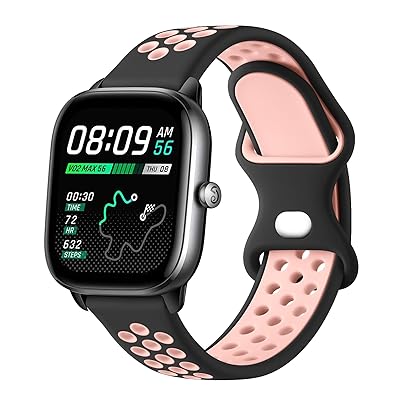 20mm バンド for Amazfit GTS4 Mini ベルト/Amazfit GTS 4 交換用バンド/Amazfit Bip 3 / Amazfit GTS 3 / Amazfit GTS 2e, Bip U Pro/Bip 3 Pro バ