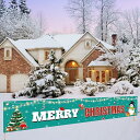 クリスマス タペストリー クリスマスバナー 飾り 飾り付け 背景布 Merry Christmas アウトドア 庭 クリスマス雑貨 クリスマスグッズ パーティー 壁掛け カーテン デコレーション 雪だるま 180*32cm