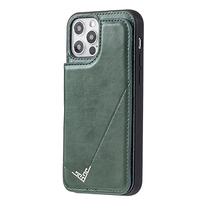 for iPhone 13 ケース スタンド機能 ケース ICカード収納 ケース カード収納 ケース 背面カード収納 ケース 左と右の電話ケースを反転、シンプルなレトロなファッション電話ケース、防水と防汚電話ホルダー、多機能財布収納付き電話ケース、P