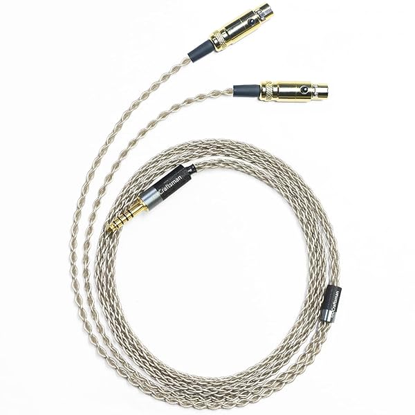 6N単結晶銀ヘッドホンアップグレードケーブル/交換ケーブル4.4mm/3.5mm/4Pin XLRはAUDEZE LCD-X LCD-XC LCD-2 LCD-3 LCD-4 LC-5 LCD-24 LCD-MX4 MM-500 MEZE Empyr