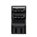 デュアル SATA 7ピン メス - 7ピン オス 垂直 90 度 角度 アダプター ロープロファイル デスクトップ SSD HDD メインボード マザーボード