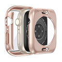 対応 Apple Watch ケース Series 9/8/7 アップルウォッチ カバー PC素材 防水 2 in 1 前後の保護 Apple Watch カバー 全面保護 二重構造 アップルウォッチ ケース 高耐久 高透過率 装着簡单(41mm,ロ