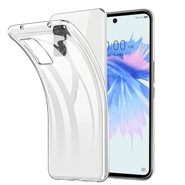 ZTE Libero 5G II 用の スマホケース ZTE Libero 5G 2 用の カバー TPU 超薄型 全面保護 ケース ソフト ケース クリア シ...