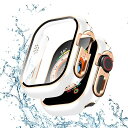 対応 Apple Watch ケース Ultra 2/1 アップルウォッチ カバー PC素材 防水 3D直角エッジデザ メッキ加工 Apple Watch カバー 全面保護 二重構造 アップルウォッチ ケース ガラスフィルム 一体型 高耐久 高透過率