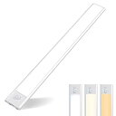 人感センサー LED バーライト USB充電式 150lm 78LED 無段階調光 3000/4000/6500K色温度調整 クローゼット 階段ライト 足元灯 ...