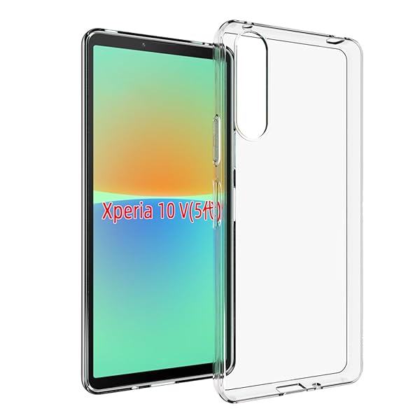 Xperia 10 V 用の スマホケース SO-52D/SOG11 用の カバー TPU 超薄型 全面保護 ケース ソフト ケース クリア シリコン 透明 ク...