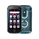 Jelly Star 世界最小のAndroid 13スマートフォン 透明デザインとLEDライトNFC OTG(青)(2)