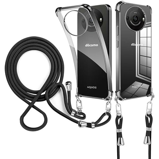 Sharp Aquos R8 Proケース ショルダー クリア 薄型 軽量 SH-51D スマホケース Aquos R8 proカバー 耐衝撃 薄型 TPU 軽量 肩がけ 首掛け 紐付きバンパー カバー ストラップ付き ストラップホール付き 韓国 透 Sharp Aquos R8 Proケース ショルダー クリア 薄型 軽量 SH-51D スマホケース Aquos R8 proカバー 耐衝撃 薄型 TPU 軽量 肩がけ 首掛け 紐付きバンパー カバー ストラップ付き ストラップホール付き 韓国 透