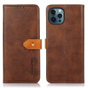For iPhone ケース 15 Pro 手帳型 For アイフォン カバー 15 プロ 財布型 高級PUレザー 耐衝撃 マグネット式ボタン スピーカーホール...